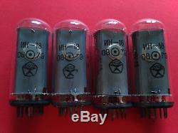 IN-18 IN18 -18 Nixie tube for clock vintage ussr NEW TESTED + WARRANTY 4pcs