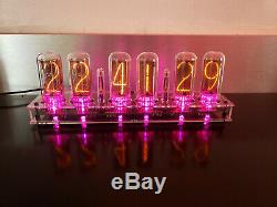 IN-18 Nixie Clock Assembled NOS Tubes Largest Nixie Tubes Available! Vintage