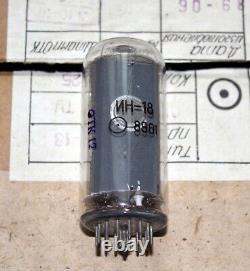 IN-18 Nixie Tube Indicator for clock USSR Tested NOS Fast Shipping 1pcs