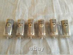 IN-18 nixie tubes 6 pcs for clock DIY, new from factory box. Only 6 tubes left