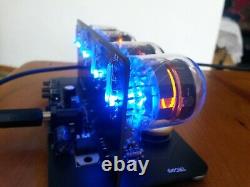 IN-4 NIXIE TUBES clock with blue backlight 4-tubes