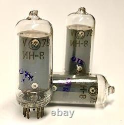 IN-8? -8 IN8 Glow discharge indicator, Nixie tube for clock, New, Lot 9 pcs