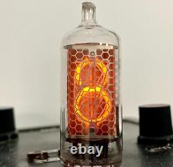 IN-8? -8 IN8 Glow discharge indicator, Nixie tube for clock, New, Same-date. Lot 13