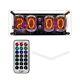 In12 Nixie Tube Clock Colorful 4 Digit Led Retro Clock For Home Decoration