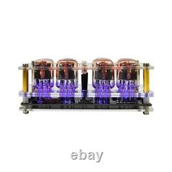 IN12 Nixie Tube Clock Colorful 4 Digit LED Retro Clock for Home Decoration