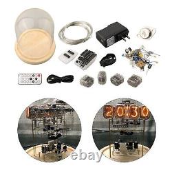 IN12 Nixie Tube Clock DIY Kit with High Precision Clock Retro Vintage Style