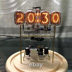 IN12 Nixie Tube Clock USB Powered Transparent Visual Design Retro Style