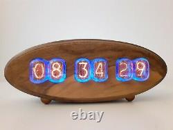 IN12 Nixie tubes uhr clock beautiful Walnut case by Monjibox