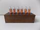 In14 Nixie Tube Clock Vintage Pulsar Assembled Adapter 6-tubes By Retroclock