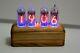 In14 Nixie Tube Clock Style Loft Vintage (ecological Wood) 4-tubes By Retroclock