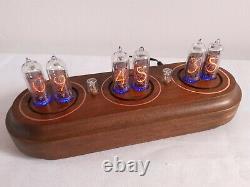 IN14 nixie clock Old Star style copper insertions Monjibox Nixie