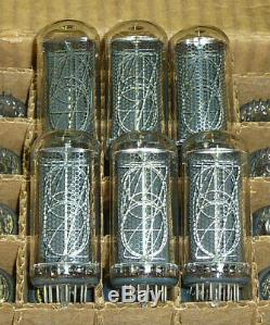 IN18 IN-18 The biggest nixie tubes for clock. A set of 6 pieces. NOS 100% tested