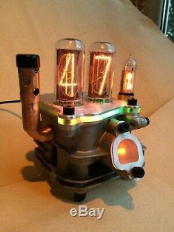 IN18 Tubes Nixie Clock Thermometer Hygrometer by Monjibox Nixie