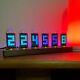 Ips Pseudo Glow Tube Clock Voice Control Clock Alarm Spectrum Display 1.9#new