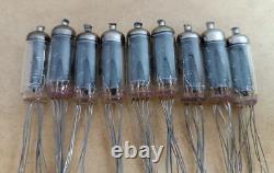 IV-9 IV9? -9 (IV-9) Soviet Vintage Nixie Numintron lot 9 pcs