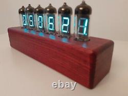 IV11 tubes (Nixie era) Wi-Fi sync Alarm Clock Monjibox Nixie color Red