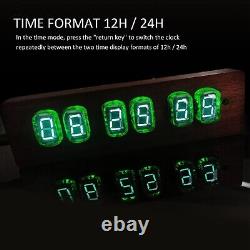 IV22 Nixie VFD Tube Clock Vintage LED Digital Alarm Desk Clock DIY KIT