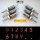 In-14 Nixie Tubes New Tested Excellent Condition Nos Numeric Gazotron 6 Pcs