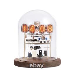 LED Digital Tube Clock DIY Kit with IN12 Nixie Tube Transparent Visual Design