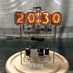 LED Digital Tube Clock DIY Kit with IN12 Nixie Tube Transparent Visual Design