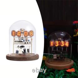 LED Digital Tube Clock DIY Kit with IN12 Nixie Tube Transparent Visual Design