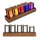 Led Nixie Clock, Diy Nixie Clock Rgb Glow Tube 1600 Colors Multi-mode Nixie Led