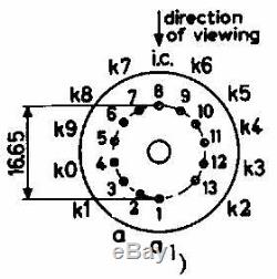 LOT OF 9 TESLA ZM 1040 Nixie Tube Indicator Vintage Clock USED