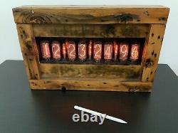 Large Nixie Clock IN-18 (with x8 Tubes) (Yes Milliseconds)