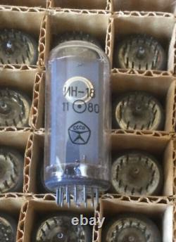 Lot of 1 pc IN-18 Large Nixie Tube for Clock New Tested 100%