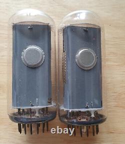 Lot of 2 In-18 Nixie tubes. NOS. Tested. For Nixie clock