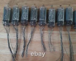 Lot of 25 IN8-2 Nixie tubes. NOS. For Nixie clock. Tested