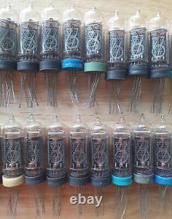 Lot of 25 x In-14 Nixie tubes. NOS. Tested. For Nixie clock