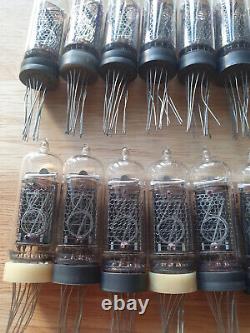 Lot of 25 x In-14 Nixie tubes. NOS. Tested. For Nixie clock