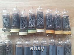 Lot of 25 x In-14 Nixie tubes. Tested. For Nixie clock