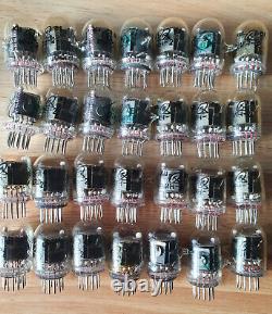 Lot of 30 In-2 Nixie tubes. NOS. Tested. For Nixie clock