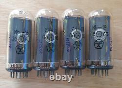 Lot of 4 In-18 Nixie tubes. NOS. Tested. For Nixie clock. Perfect condition