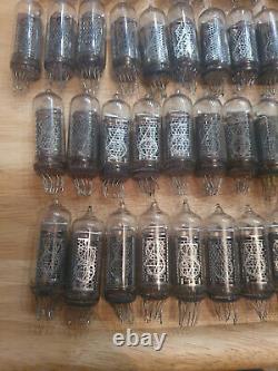 Lot of 42 In-14 Nixie tubes. Used. Tested. For Nixie clock