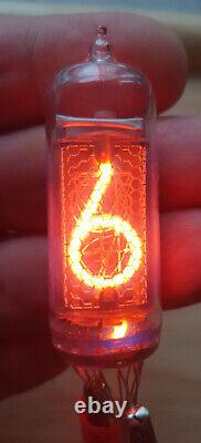 Lot of 5 In-14 Nixie tubes. NOS Tested. For Nixie clock