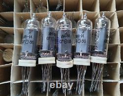 Lot of 5 In-14 Nixie tubes. NOS Tested. For Nixie clock