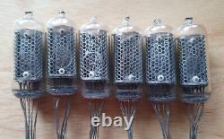 Lot of 6 IN8-2 Nixie tubes. NOS. For Nixie clock. Tested