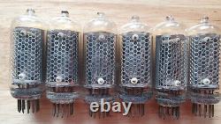 Lot of 6 IN8 Nixie tubes. NOS. For Nixie clock. Tested