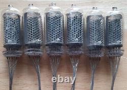 Lot of 6 In-8-2 Nixie tubes. NOS. Tested. For Nixie clock