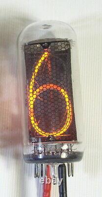 Lot of 6 pcs IN-18 Large Nixie Tubes for Clock New Tested