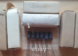 Lot of 6 x In-8-2 Nixie tubes. NOS. Tested. For Nixie clock. Box