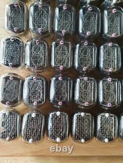 Lot of 60x in-12 Nixie tubes. For Nixie clock. Tested. In-12A, In-12B