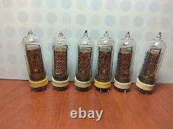 Lot of 6pcs IN-14 USED NIXIE TUBES 100% GARANTY WORKING TESTED USA warehouse