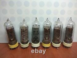 Lot of 6pcs IN-14 USED NIXIE TUBES 100% GARANTY WORKING TESTED USA warehouse