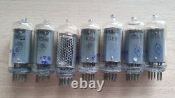 Lot of 7 IN8 Nixie tubes. NOS. For Nixie clock. Tested