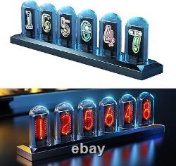 Maxant Tube Clock, DIY Nixie Clock Kit Simulation with 3 light modes