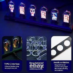 Maxant Tube Clock, DIY Nixie Clock Kit Simulation with 3 light modes